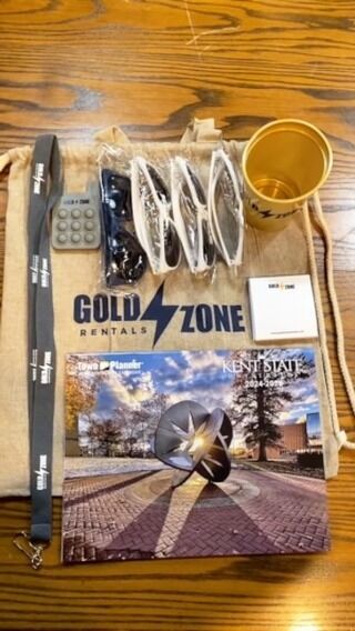 ⚡️ We’re excited to welcome our new Gold Zone tenants with some swag!