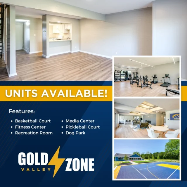 Looking for a home in Kent? ⚡️ We have a few apartments still available and ready to lease at Gold Zone Valley! Don't miss out—secure your spot today!

📞 Call us at 330-271-6653 
✉️ Email: info@goldzonerentals.com

#KentOhio #KentState #KentStateUniversity #KentStudentHousing #KentStateRentals #GoldZoneValley