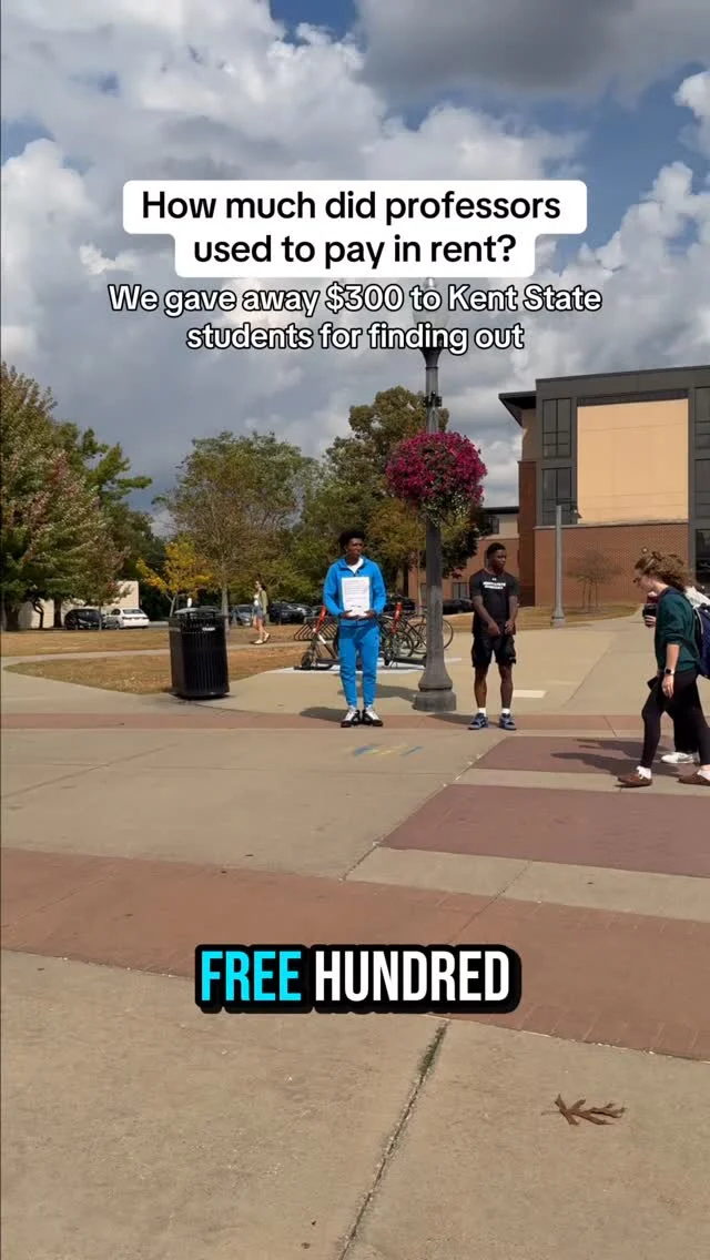 Cash for a confession! We put $300 on the line to see what Kent State professors had to say about rent in their day 👀
#KentStateUniversity #KSU #Giveaway #ProfessorChallenge #RentPrices #ThrowbackRent #GoldZoneRentals